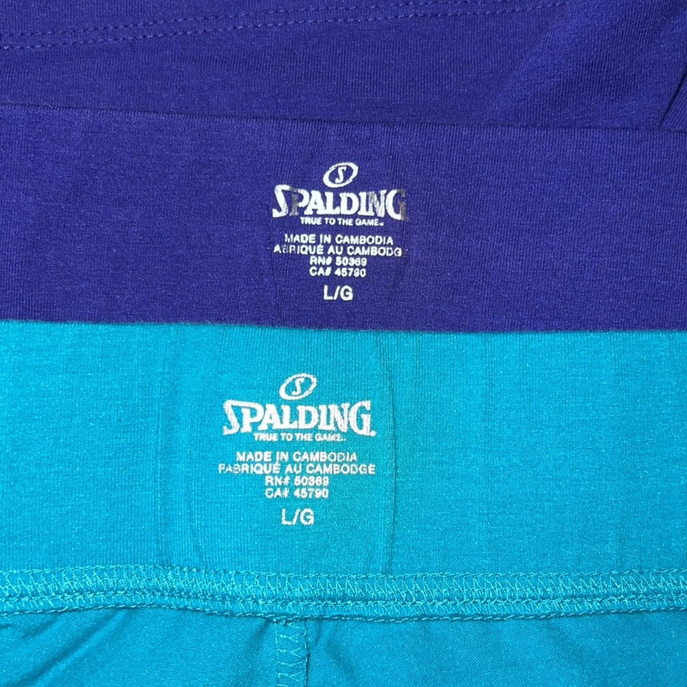 Spalding Teal & Purple Shorts Bundle - Picture 4 of 4